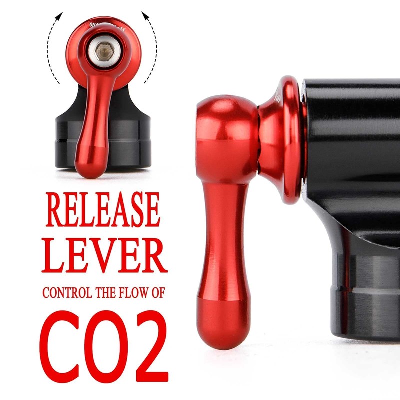 Kadacha CO2 Inflator Kit with 5x16g CO2 Threaded Cartridges -