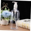 Outanaya 5pcs Refillable Pump Bottles Liquid Dispenser for Shampoo Lotion