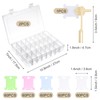 2 Pack Embroidery Floss Organizer with 24-Grid Detachable Boxes, Embroidery