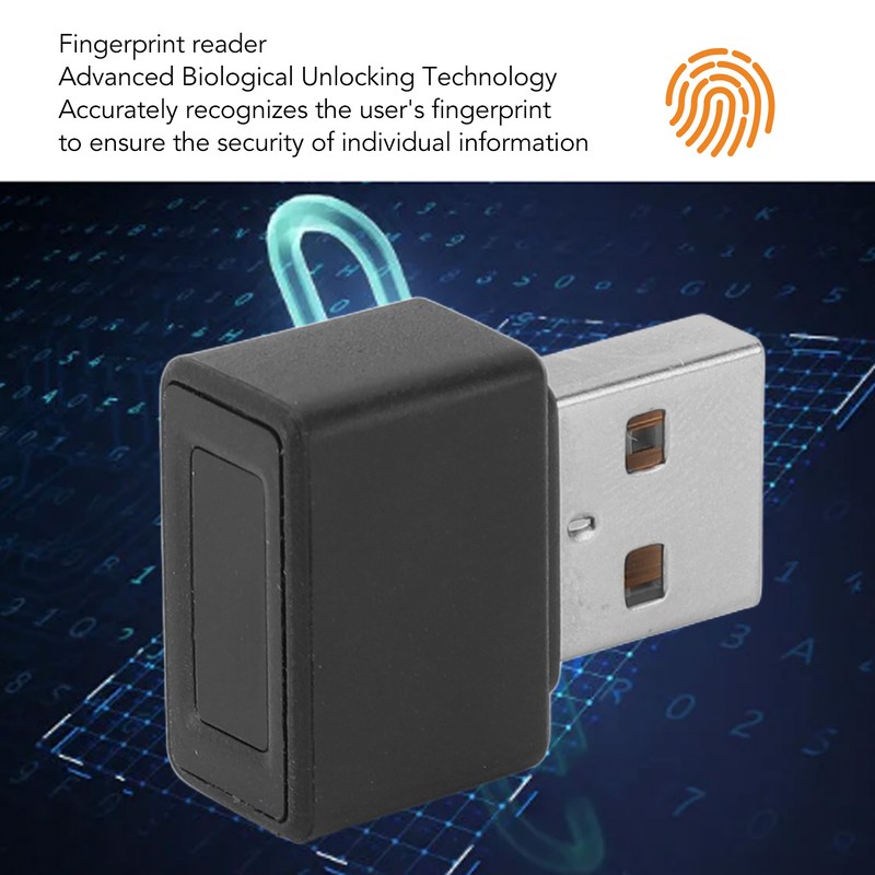 Mini Fingerprint Scanner for Windows 10 11 Up to 10