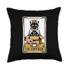 The Emperor Tarot Card Cat In Box Food Bowl Funny