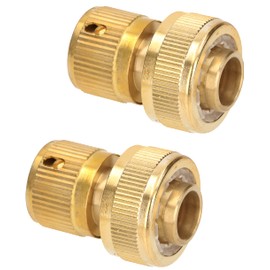 KOTARBAU® Set of 2 quick coupling 3/4 inch for garden hose made of brass