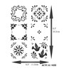 Mexican Tile Stencil 4.5" x 6.5" - Stencil Company Original