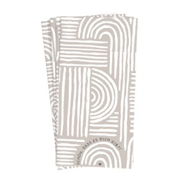 Graphic Workshop Handkerchiefs with Saying | Gift Idea | Pack of 10 | Schön, dass es dich gibt