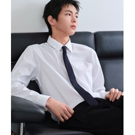 Musinsa Standard Silk Slim Solid Tie [Dark Navy]