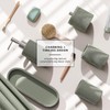 Clara Clark Sage Green Bathroom Set - Bathroom Accessories Set,