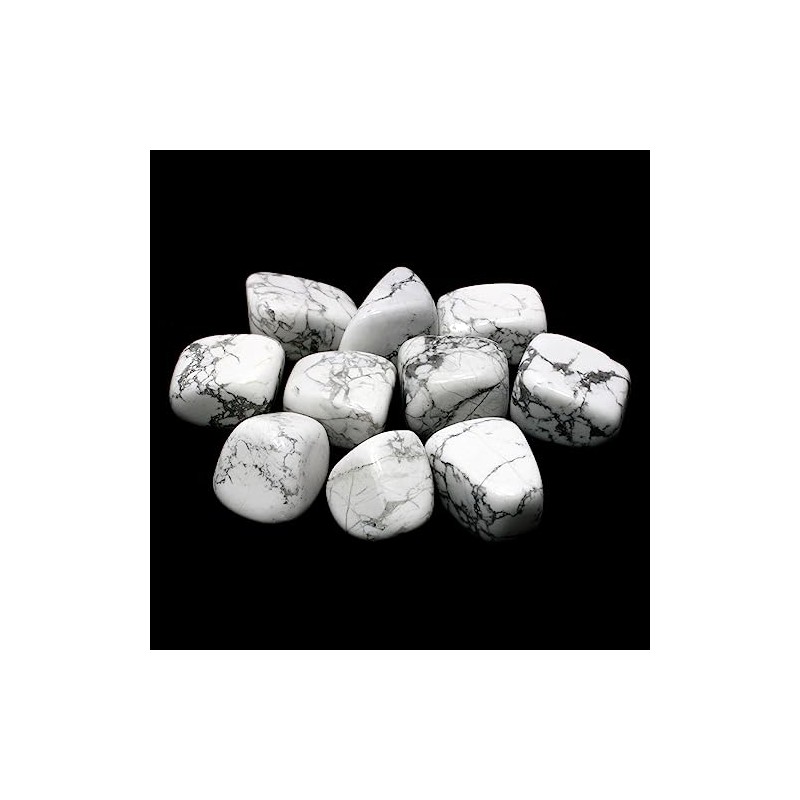 Howlite Howlith Kristall - Einzelner Stein (20-25mm)