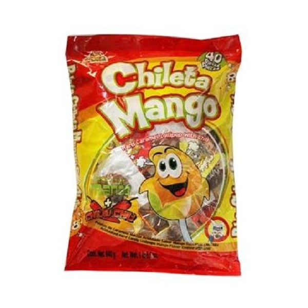 El Azteca Chileta Mango 40 Count – 40 Mango Chile