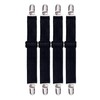 YFFSFDC Bed Sheets Anti-Slip Clips Adjustable 4 Pcs 3cm Width
