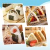 MYLEUS Triangle Sushi Mold - 6 in 1 Onigiri Mold