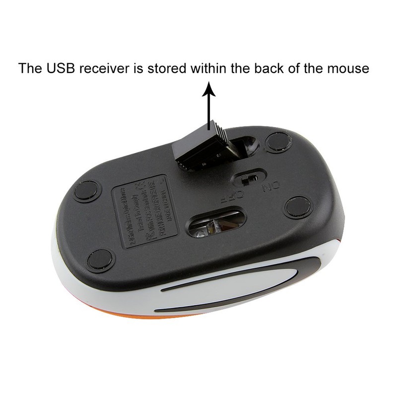 KeauFair Mini Mouse Wireless Portable Optical Mouse Silent 2.4G Ergonomic