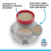 Fluval FX4/FX6 Filter Ammonia Remover Pad, White