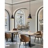 COTTMIC Black Pendant Lights Kitchen Island 3 Pack, Vintage Pendant