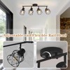 BUXVRCS Adjustable Multi-Directional Black Light Fixtures, Semi Flush Mount Ceiling