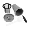 Mtsooning Reusable K Cup with Bottom Filter, Stainless Steel Mesh