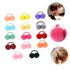 IWOWHERO 14Pcs Plush Ball Hair Ties for Soft Elastic Ponytail