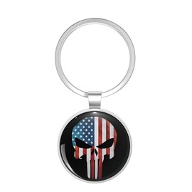 BKR Graphics Anime Military Metal Double Sided Key Chain Keychain