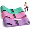 Jolliman 3 Fabric Resistance Bands, Exercise Bands for Working Out
