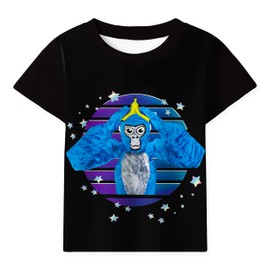 Pitevotur Gorilla Tag Pyjamas Set Boys Pajamas Cartoon Kids Pjs Monkey Game Hoodies Sleepwear Sweatshirt for 6-12 Years