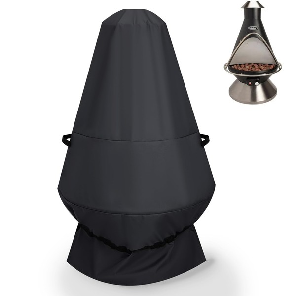 Fire Pit Heater Cover for Cuisinart COH-600 Chimenea Propane, 31"x