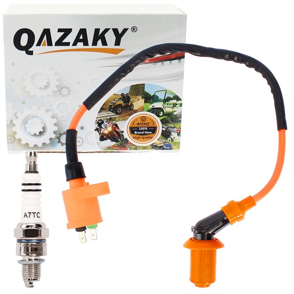 QAZAKY Compatible with Ignition Coil Spark Plug XR50 XR70 XR80