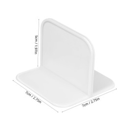 Tofficu Felt Furniture Pads 8 Pack Non Slip Furniture Leg Floor Protectors Tip Over Prevention Kit Wall Mount Anchors for Bookshelf Dresser Tv Stand