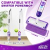 HOMEXCEL Reusable Microfiber Mop Pads for Swiffer PowerMop, Power Mop