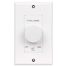 Pure Resonance Audio VC100W 100W Decora 70V Commercial Volume Control - White (Single)