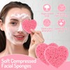 Pack of 80 Compressed Face Sponges, Soft Cellulose Make-Up Sponge,