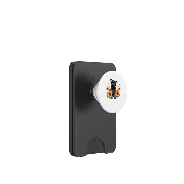 Sunflowers Affenpinscher Affen Affenpinschers PopSockets PopWallet for MagSafe