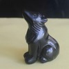 HLbshi Hand Carved Gemstone Crystal Wolf Figurine Animal Statue Carving