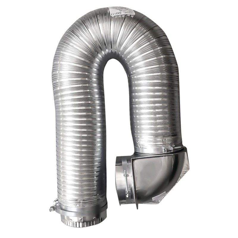 Builder's Best 084718 All Metal SAF-T Single Elbow Dryer Vent