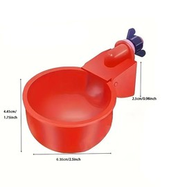 Automatic Feeder and Waterer Set for Chickens Ducks Small Animals, No Battery Needed, Durable Plastic, Indoor Outdoor Use, Feeding Tool