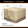 SheeChung Gas Fire Pit Cover Square - 600D Heavy Duty