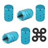 Winka 5 Pcs Aluminum Hexagon Style Wheel Tire Valve Stem