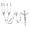 Wedding Lasso Rosary | Plated Pearl Beads | Silver or