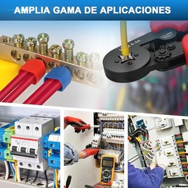 RAMSPIT Crimpadora de Terminales Kit,Juego de 1250Pcs Crimpadora de Alambre                                                                           