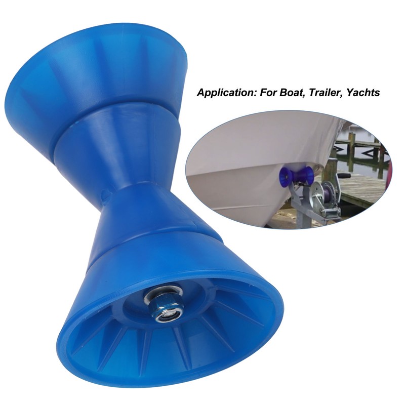4 Inch Boat Roller Bow Stop with 1/2in Shaft Scratch