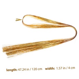 Outanaya Glitter Hair Tinsel Kit 6pcs Colorful Hair Extensions for Women Easy Application