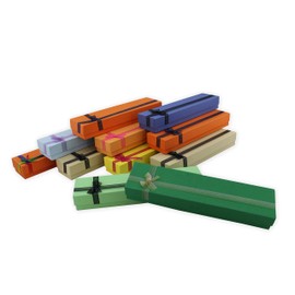 Paquete De Cajas De Cartón Para Joyería No.5 (Paquete Con 12 Piezas) (Multicolor)