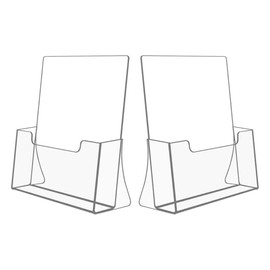NIUBEE - Soporte acrílico para folletos (2,5 pulgadas) de ancho