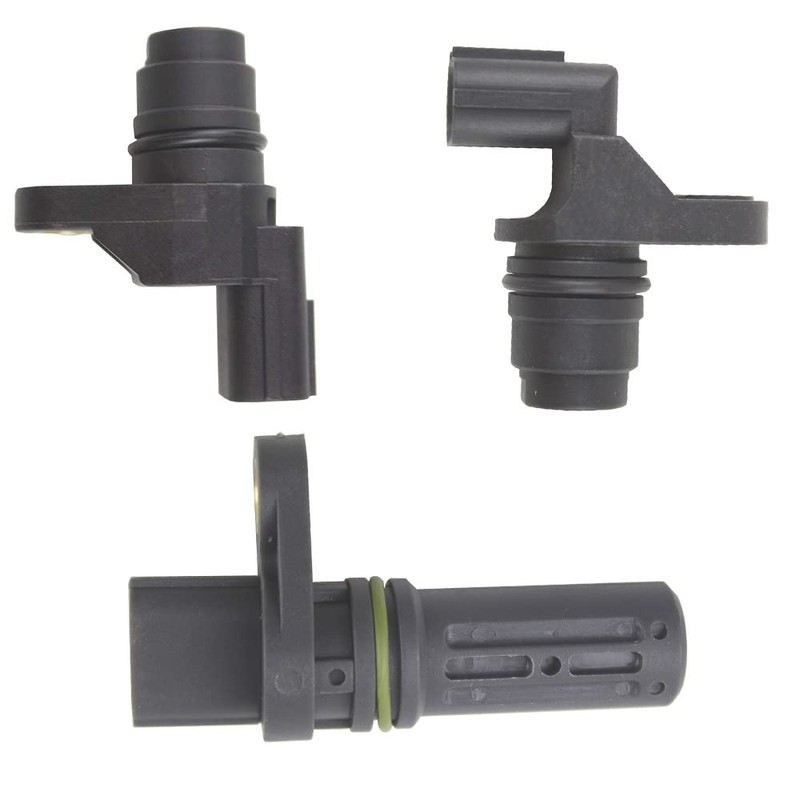 higherbro 3pcs Crankshaft + Camshaft Position Sensor Kits for Honda