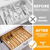 silverware organizer utensil drawer organizer kitchen drawer organizer SpaceAid Bamboo