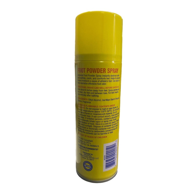 U Foot powder spray soothes, cools & comforts fights odor