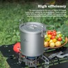 Boundless Voyage Titanium Rice Cooker Camping Cooking Pot Ultralight Camping