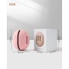 CORNERIA Integrated Makeup Sponge Travel Case, pink