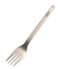 Carimee Pure Titanium Camping Fork, Ultra-Light Eco-Friendly Portable Reusable Flatware