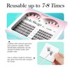 BEYELIAN CDD01+ CDD09 Individual Eyelashes, Cluster Eyelashes, 144 Pieces, 10-16