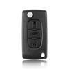 3-Button Remote Control Type Blade Case for Peugeot 207 308