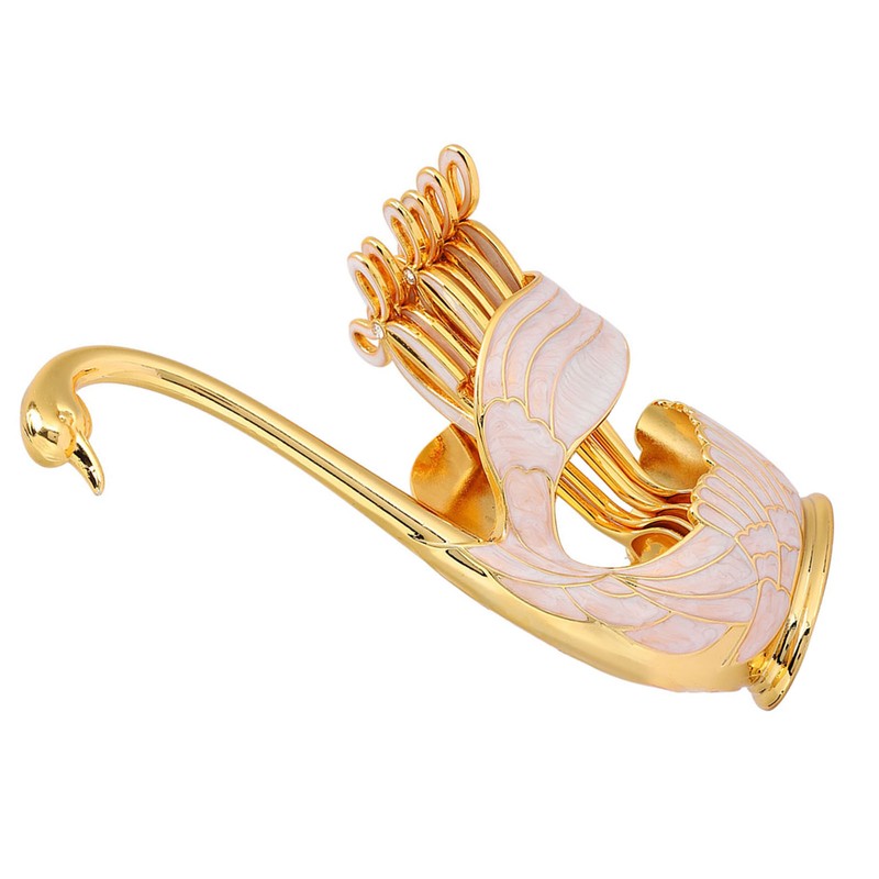 Coffee Dessert Spoon Set European Style Elegant Swan Fruit Scoop